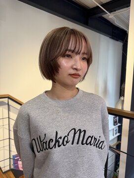 チックタック モーガン モデル(TICK-TOCK MORGAN Model) レイヤーボブデザインカラー 元町/三宮/美容室