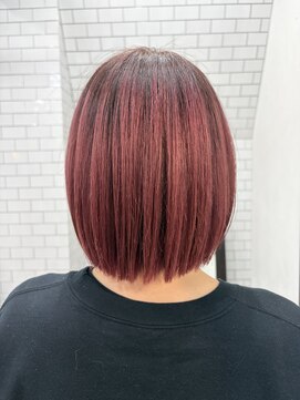 レガーレ(Legare) 髪質改善艶系カラーボルドー×ピンク