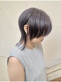 【morio成増 セリザワ】ショートウルフ グレージュ