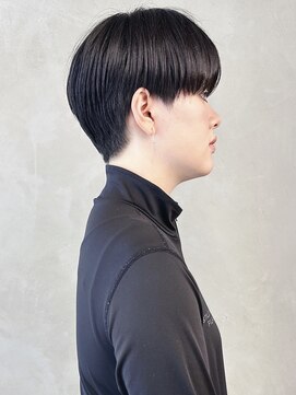 モリオ(morio) ＊韓国刈り上げショートクールショート黒髪ショートマッシュ女子