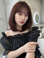 エヌアイ オモテサンドウ(ni omotesando) ワンカールレイヤー 顔まわりカット【肥田亜沙美】