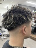 ブリーチハイライト髪質改善ダブルカラーレイヤーカット