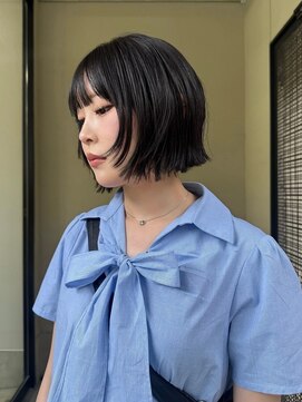 ゴートゥデイ 福岡大名Bellus店(GO TODAY) ボブカット/ボブウルフ/顔周りウルフ/切りっぱなしボブ