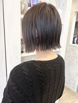 キャアリー(Caary) 福山市Caary髪質改善ストレート切りっぱなしボブ20代30代40代