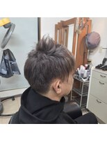 ヘアーファン(Hair Fun)&nbsp;メンズカット＋白髪ぼかしカラー☆ツーブロック立体束感ショート