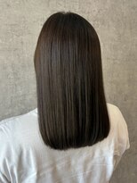 ポリマン 西新井(poliment)&nbsp;【髪質改善】極上ツヤ感ストレート◎まとまる美髪セミロング