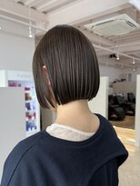 シーバイラヴィズム けやき通り2号店(Sea by LUVISM)&nbsp;ボブ/ミニボブ/オリーブカラー/縮毛矯正