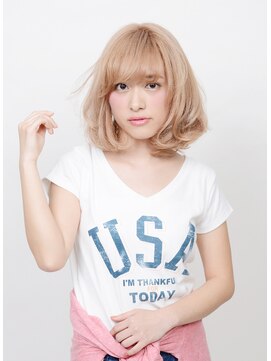 ヘアアンドメイク アース 入間店(HAIR&MAKE EARTH) 海外セレブ風ブロンズカラー【EARTH入間店】