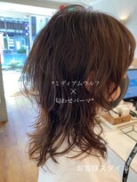 ヴィックス クリスタル(VIC’S crystal) 【vics川口】ミディアムウルフ_匂わせパーマ【チヒロ】