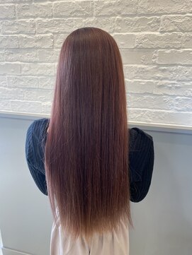 アース コアフュールボーテ 東松山店(EARTH coiffure beaute) ホワイトピンクベージュグラデーションカラー