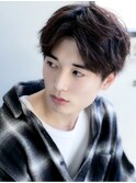 【December】ショートセンターパート/ニュアンスパーマ