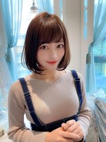 ロンド ロビン 栄(Lond robin)&nbsp;【Lond robin】モテ/内巻き/ワンカール/ボブ　861