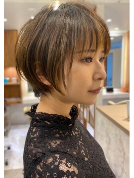 アリエッタ ギンザツー(ARIETTA GINZA2) 大人BOB/くすみカラー/くすみベージュ/グレージュ/丸みボブ/冬