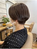 ハンサムショート×地毛風カラー