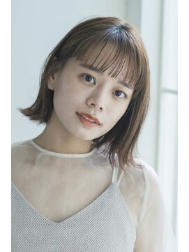 ガーデン タチカワ(garden tachikawa) 暗髪×ロブ×シースルーバング×フレンチガーリー