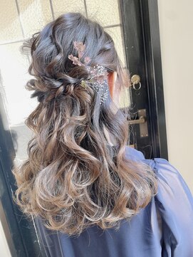 アゴーグ(agog) お呼ばれヘア×ハーフアップ　miyuki