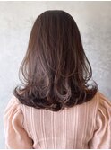 ワンカールレイヤーミディ_チェリーブラウンフェミニン_ba384043