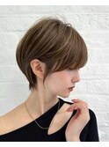 ウザバング　小顔補正立体カット　こなれヘア　おおばたける