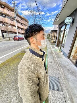 ヘアスタジオ ノーム(HAIR STUDIO NOME) 2ブロックピンパーマ