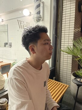 ウェルネス(Wellness) マッシュパーマウルフ波巻きハイライト27