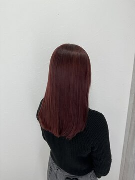 シエル 立川店(CIEL) 【CIEL 佐藤】ダブルカラー　レッド