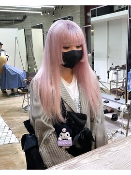 ヲタク(wotaku.) ペールピンクケアブリーチトリプルカラーホワイトピンク