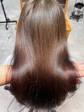 アイノアシェール 西宮(AInoa Cher) 【極上の髪質改善】プレミアムカラーエステ/うる艶ロング