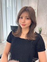 ビームズヘア 藤が丘店(Bee Ms HAIR)&nbsp;ゆるふわロングベージュカラーブリーチしない透明感カラー