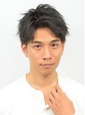 ソフトツイストアップバング刈り上げショート