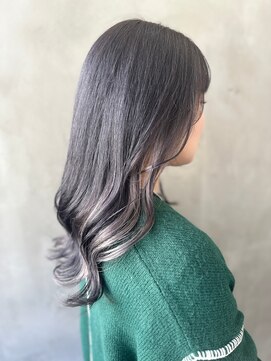 マム(mamu) 柔らかロング/シルバーグレイ
