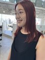 ワク(WAKU)&nbsp;ブリーチなしの暖色カラー、ピンク系オレンジ系ご相談下さいね。