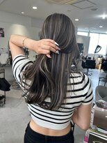 キング(K!ng) 縮毛矯正髪質改善ハイライトレイヤーカット枚方美容室エクステ