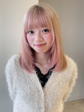 デコ(DECO) layer-cut wide bang design color