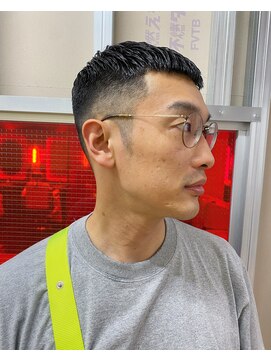 ルックグッドストア タカラヅカ(LOOK GOOD STORE TAKARAZUKA) メンズカットスキンフェードベリーショートアッシュブラック