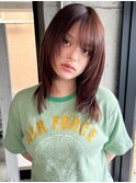【諒】ハッシュカットレイヤーカットウルフカット姫カット
