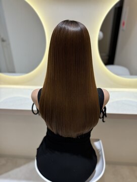 アディクト 本店 東陽町(addict) 髪質改善＿縮毛矯正＿ブリーチ毛＿ロング［東陽町駅］