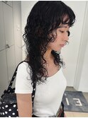 ロングパーマ