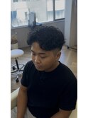 長め刈り上げスパイキー