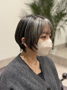 シュク 高円寺(SYUK) アンブレラハイライト/ショートボブ/SYUK高円寺/【坂元】