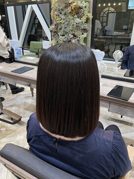 髪ドラストレート