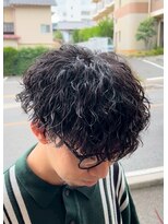 メンズギフト(men's GIFT)&nbsp;ツイストパーマメンズカットメンズマッシュ波巻きパーマ