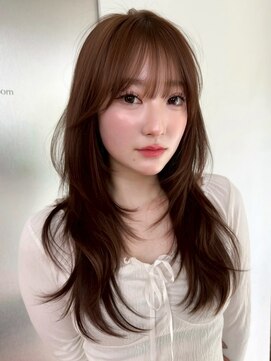 サイン 表参道(SIGN) 20代30代お洒落♪レイヤーカット韓国ヘアーグレージュカラー