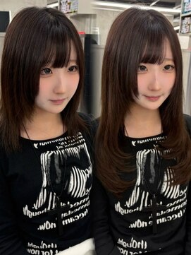 シイム(CYM) エクステ【ビフォーアフター】長さだし