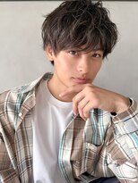 リヤン 表参道(lyann) 爽やかヘア束感ナチュラルヘアセンターパート大人前髪パーマa