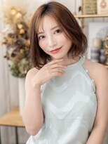 カバーヘア ブリス 北浦和(COVER HAIR bliss)&nbsp;スモーキーカラー/アッシュベージュ/無造作ボブ/大人ショートg