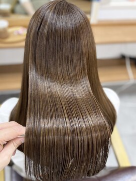 ランプ(Lamp) くびレイヤー グレーベージュ 白髪染め 白髪ぼかし 髪質改善