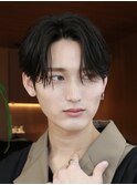 men's/メンズ/刈り上げセンターパート/リバースセンターパート