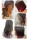 エメ ヘアー(aimer hair)の写真/【晃望台/TSUTAYA隣】なりたい色に...トレンドのデザインカラーでワンランク上のおしゃれなカラーに!