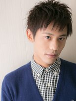 モッズヘア メン 上尾東口店(mod's hair men)&nbsp;清潔感ダークアッシュ束感ナチュラルメンズベリーショートY上尾