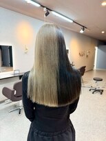パーミルヘアーピピ(permille hair pipi)&nbsp;ブラック×ホワイトベージュ